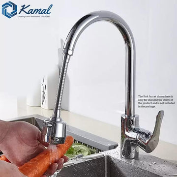 Premium Quality Extension | 360 degree flexible rotation dual flow Spout Faucet(Pack of 2)